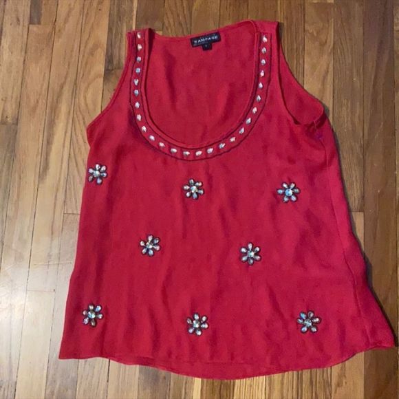 Rampage Tops - Rampage Rhinestone Tank